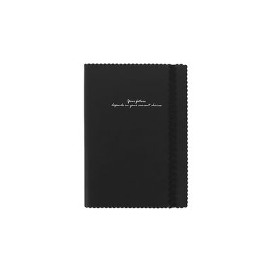 Libreta Pasta Dura Minimalism Negra 14.8x21 cm Rayas 96 Hojas