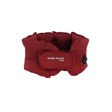 Almohada De Viaje Plegable Con Estuche 100% Poliamida Vino 73x13.7 cm