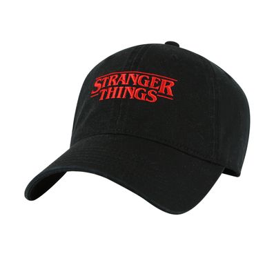 Gorra Casual Stranger Things Textil Negra
