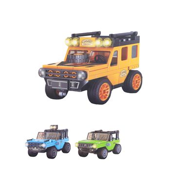 Bloques De Construcción Camioneta 4x4 Sintéticos Diseño Aleatorio 97+ Piezas