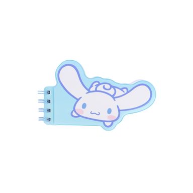 Libreta De Espiral Sanrio Cinnamoroll Pasta Suave Azul 15.6x9.7 cm Rayas 80 Hojas