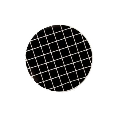 Posavasos Black & White Sintético Negro