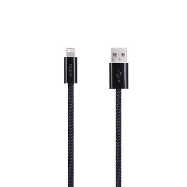 Cable De Carga Rápida Y Datos Trenzado Negro 100 cm 12 W