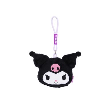 Monedero Sanrio Kuromi Felpa Negro 20x2x13 cm