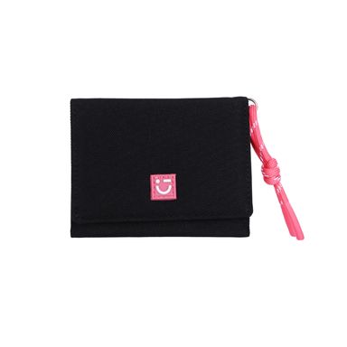 Cartera Para Mujer Sintética Negra 11x2x8 cm