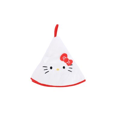 Toalla Para Manos Sanrio Hello Kitty Textil Blanca 45x45 cm