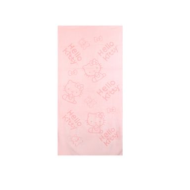 Toalla De Baño Sanrio Hello Kitty Microfibra Rosa 140x70 cm