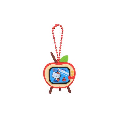Llavero Sanrio Hello Kitty TV Manzana Silicona Rojo 9.9 cm