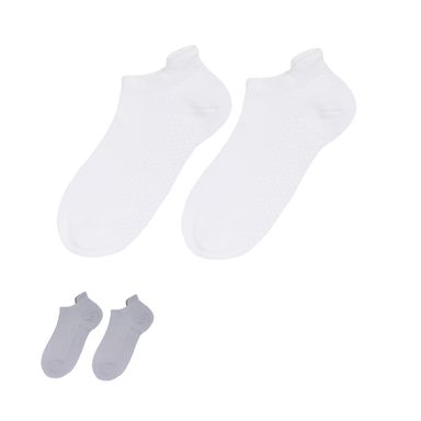 Set Tines Para Hombre Deportivos Textiles Grises Talla 23-25 2 Pares