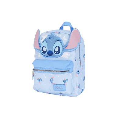 Mochila Disney Stitch Sintética Azul 20x10x25 cm Colección