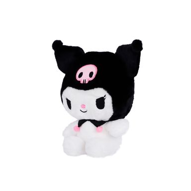Peluche Sanrio Kuromi Sentada Felpa Blanco 22x26.5 cm Decorativo