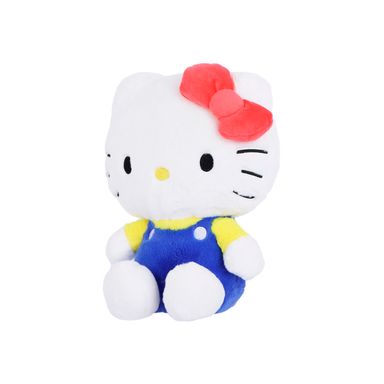 Peluche Decorativo Sanrio Hello Kitty Postura Sentada Felpa Blanco 25x33 cm