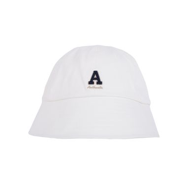 Sombrero De Copa Tipografía Bordada Textil Blanco Unitalla Bucket