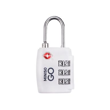 Candado De Seguridad Con Contraseña Acero Inoxidable Blanco