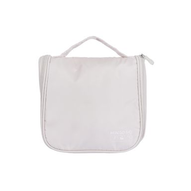 Neceser De Viaje Textil Beige 18x17x17 cm