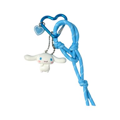 Llavero Decorativo Sanrio Cinnamoroll Sweet Factory Sintético Blanco Colgante