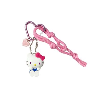 Llavero Decorativo Sanrio Hello Kitty Sweet Factory Sintético Blanco Colgante