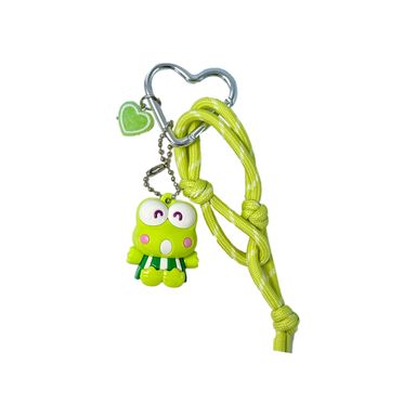 Llavero Decorativo Sanrio Keroppi Sweet Factory Sintético Verde Colgante