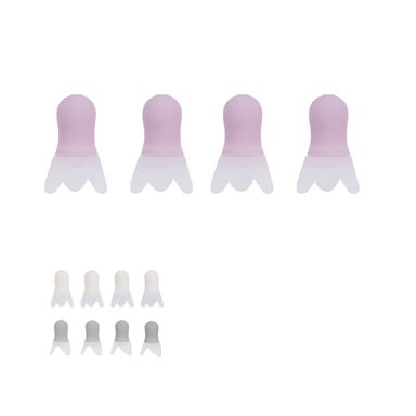 Set Tapones Para Oídos Forma De Paraguas Silicona Diseño Aleatorio 4 Piezas