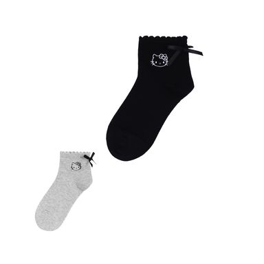 Calcetines Para Mujer Sanrio Hello Kitty Diseño Aleatorio 70% Algodón 30% Poliamida Multicolor Talla 24-26