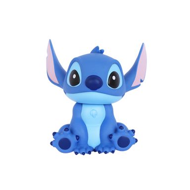 Figura De Colección Disney Stitch Diseño Alcancía Sintética Azul 15.5 cm