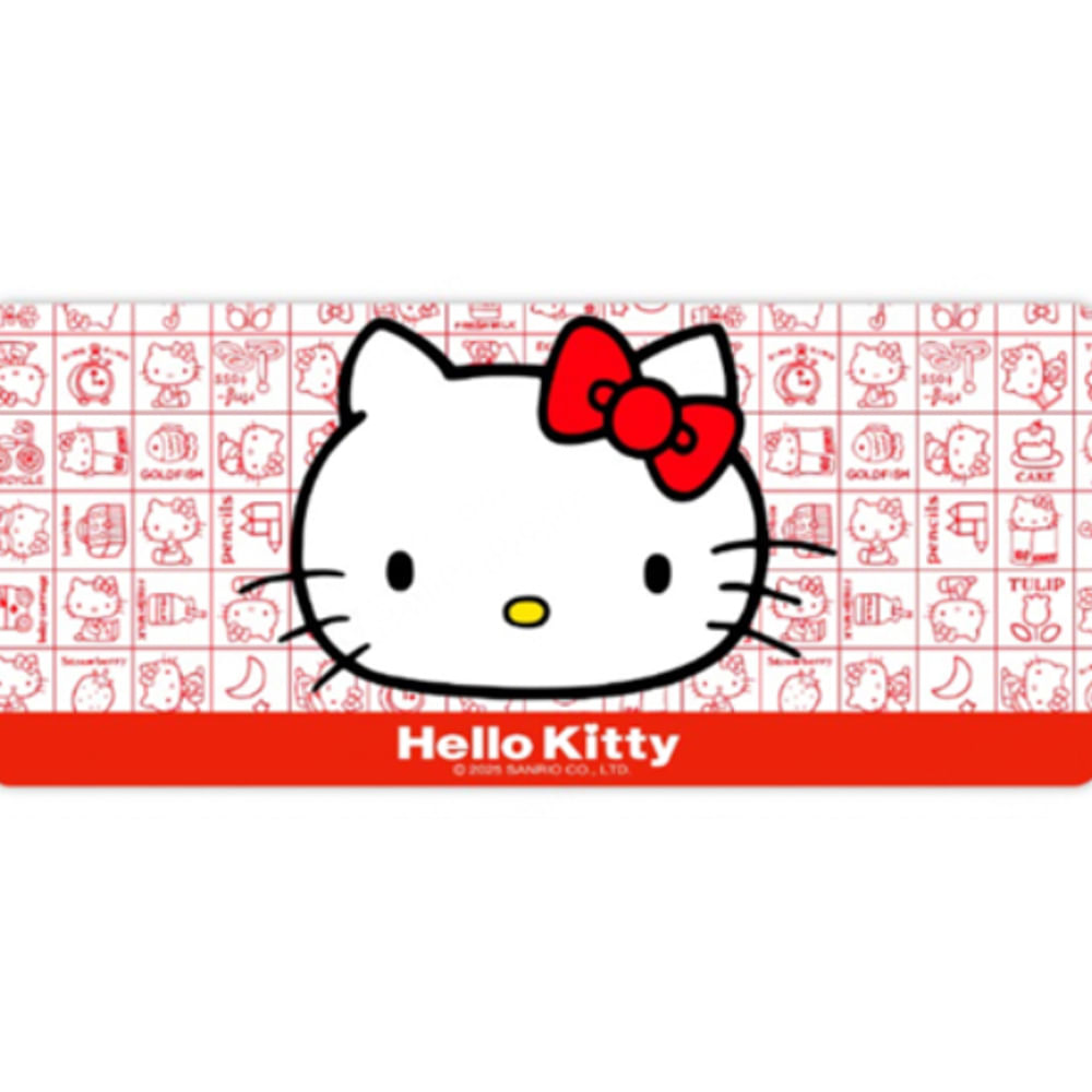 Mouse Pad Rectangular Sanrio Hello Kitty Largo Blanco