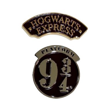 Pin Decorativo Harry Potter Plataforma 9 3/4 Metálico Negro