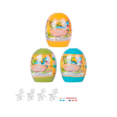 Blind Box Dinosaurios Armables Para Pintar Sintéticos 11 cm