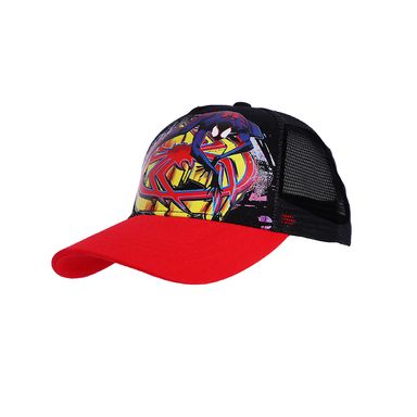 Gorra Casual Spider-Man Miles Morales Textil Negra Unitalla